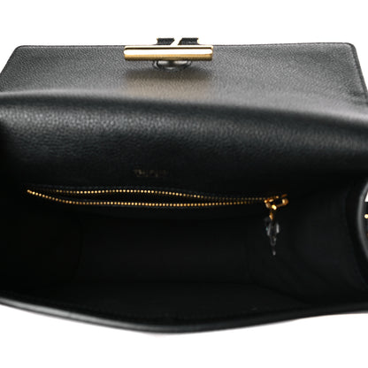 Tom Ford Calfskin Small T Clasp Tara Crossbody Bag Black 5 of 8