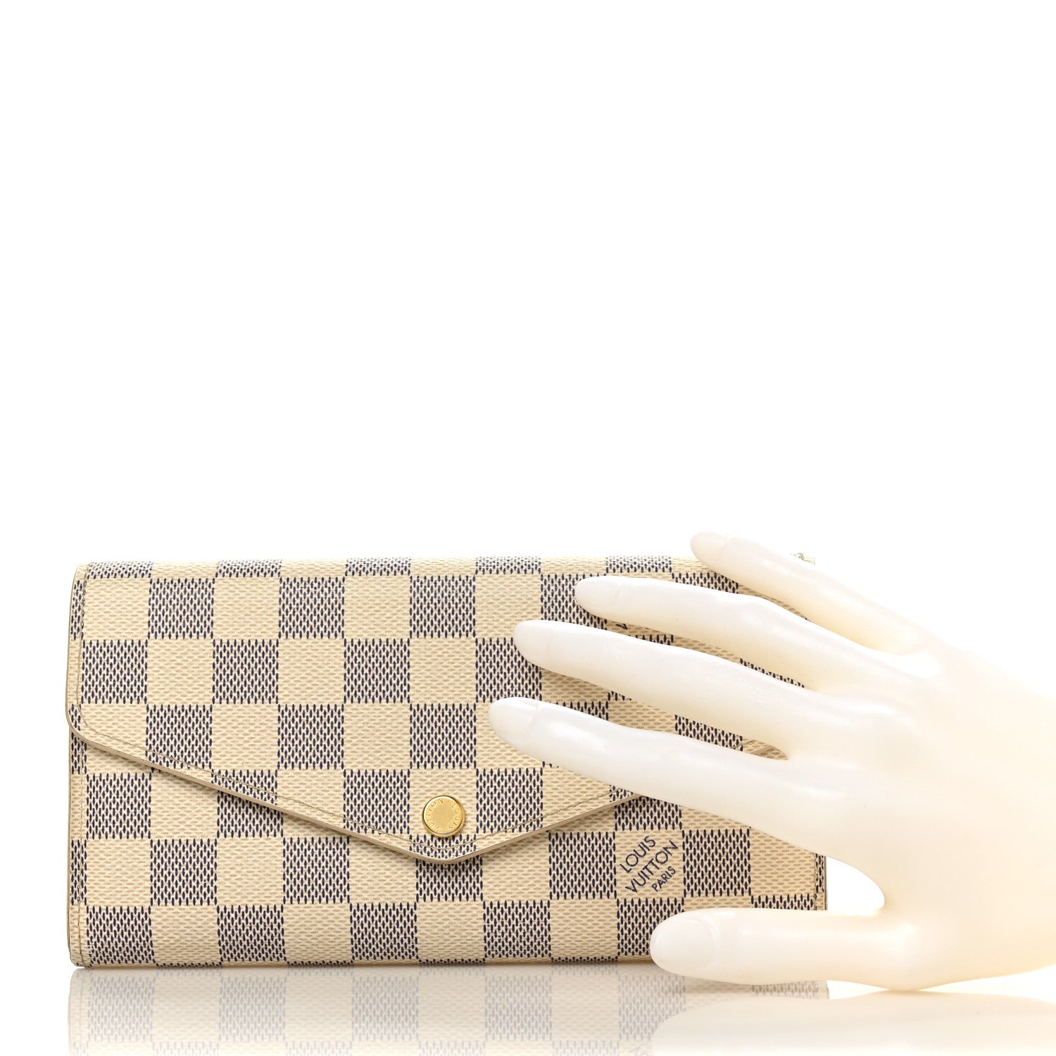 Louis Vuitton Damier Azur Sarah Wallet NM 2 of 6