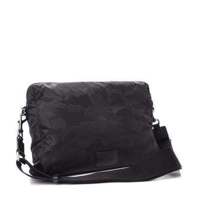 Valentino Garavani Nylon Camouart Messenger Black 3 of 9