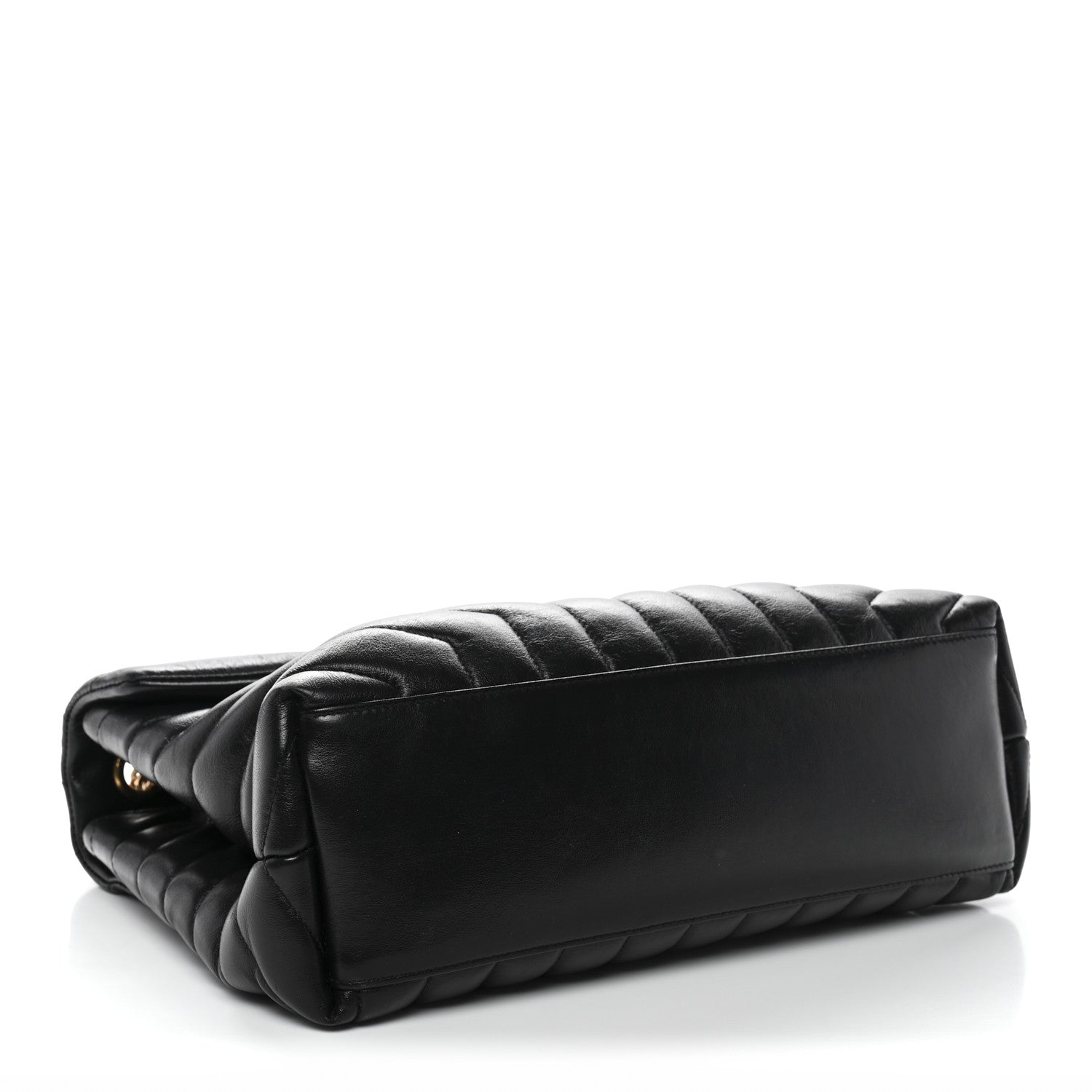 Saint Laurent Calfskin Y Quilted Monogram Medium Loulou Chain Satchel Black 4 of 16