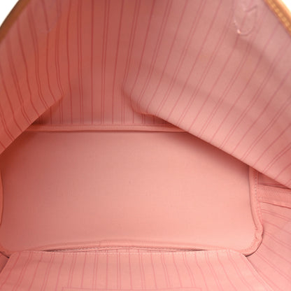 Louis Vuitton Damier Azur Neo Neverfull MM Rose Ballerine 5 of 9