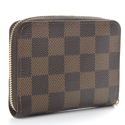 Louis Vuitton Damier Ebene Zippy Coin Purse 3 of 8