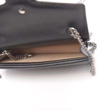 Gucci Calfskin Super Mini Dionysus Shoulder Bag Black 5 of 10