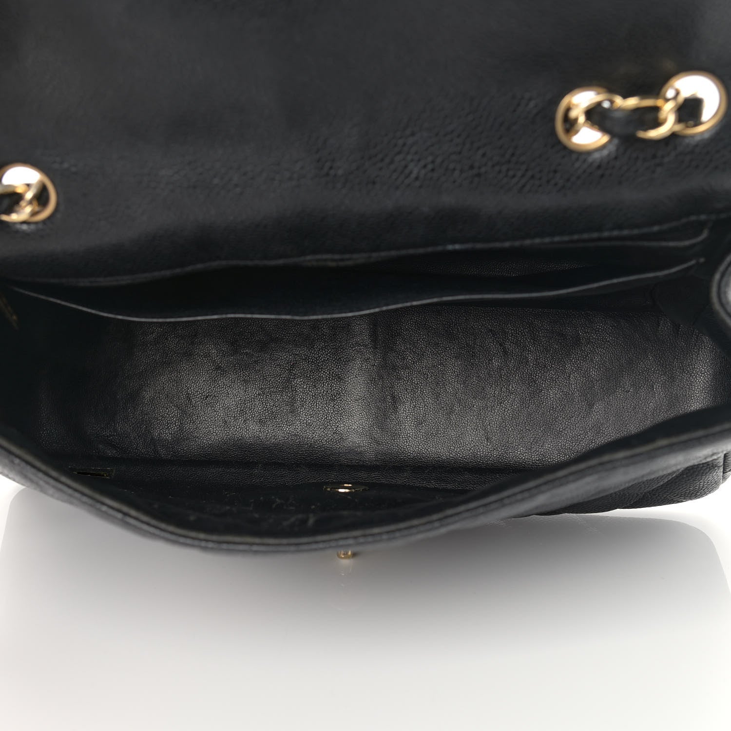 Chanel Caviar Quilted Jumbo Single Flap Black 4 of 18
