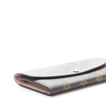 Louis Vuitton Monogram Emilie Wallet Rose Ballerine 9 of 10