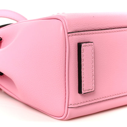 Versace Grained Calfskin Small La Medusa Top Handle Bag Pink 9 of 11