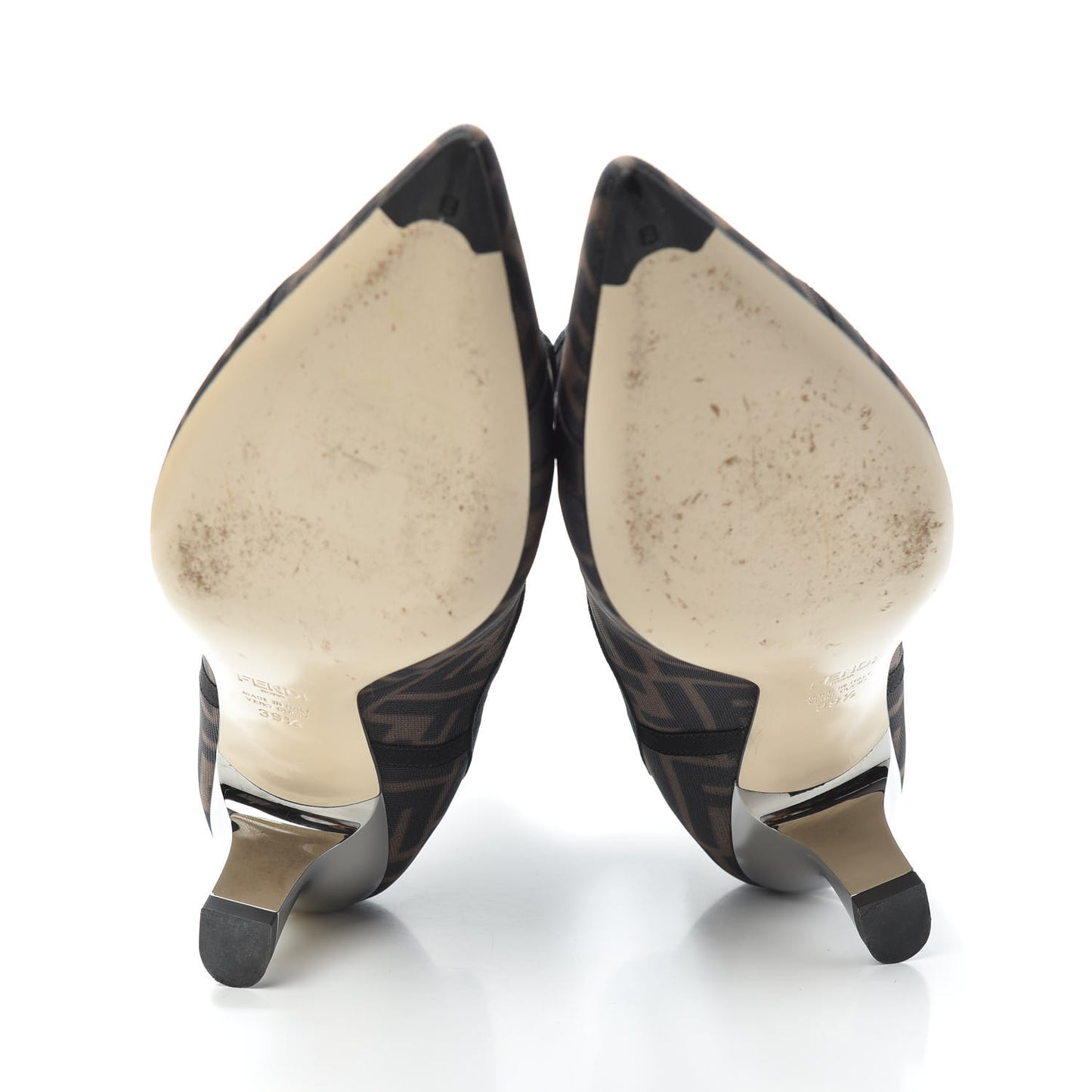Mesh Tulle FF Colibri 55mm Ankle Booties 39.5 Tobacco Moro Black