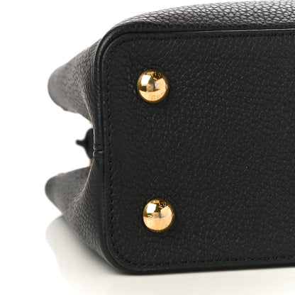 Louis Vuitton Taurillon Embellished Flower Crown Capucines PM Black 8 of 9