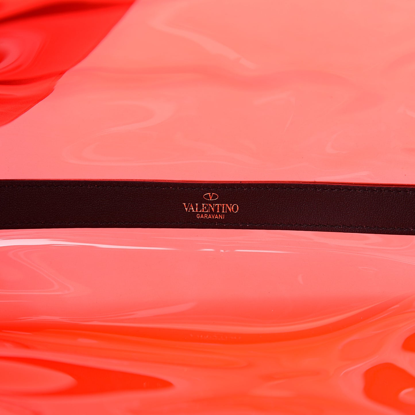 Plexy VLTN Small Shopping Bag Red Black