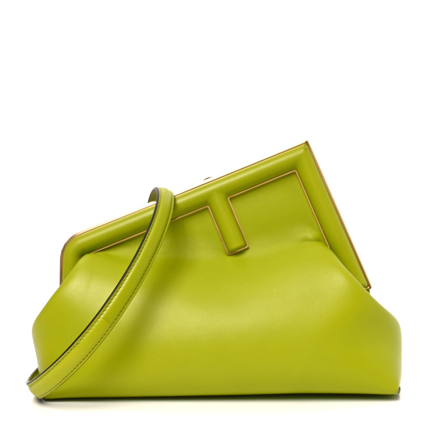Fendi Shiny Nappa Small Fendi First Wasabi 1 of 11