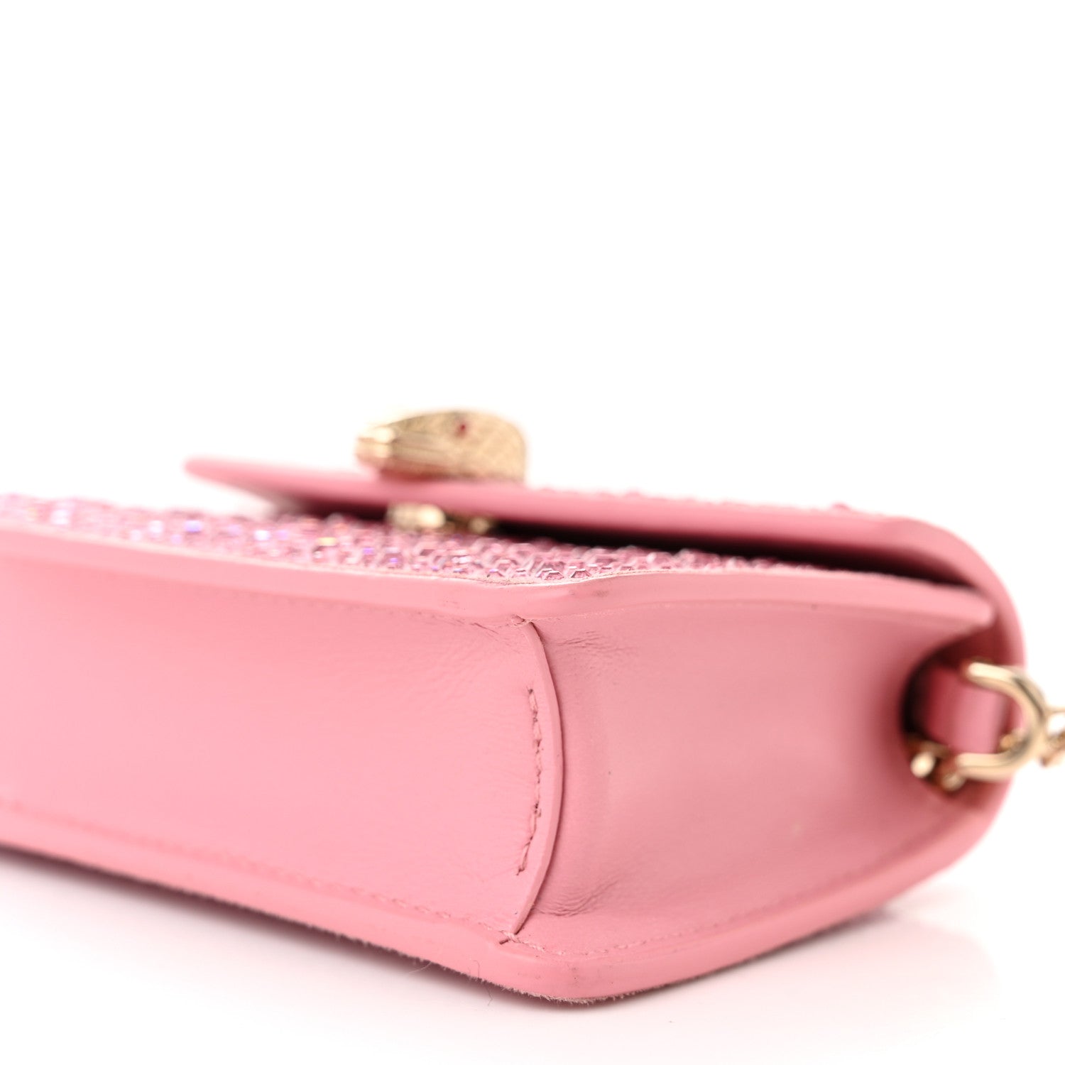 Bulgari Crystal Serpenti Forever Crossbody Pink 9 of 9