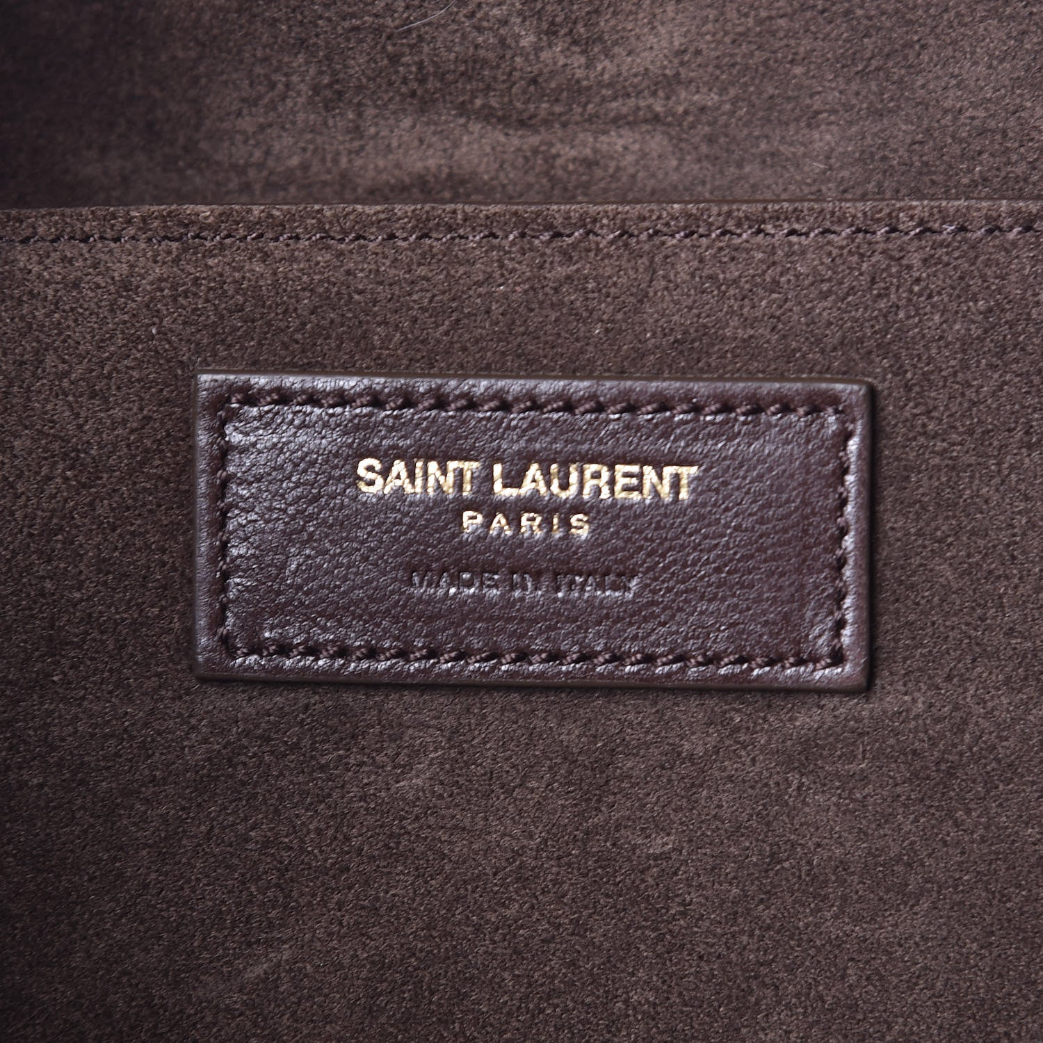 Saint Laurent Suede Calfskin Small Emmanuelle Fringe Bucket Bag Black 7 of 12