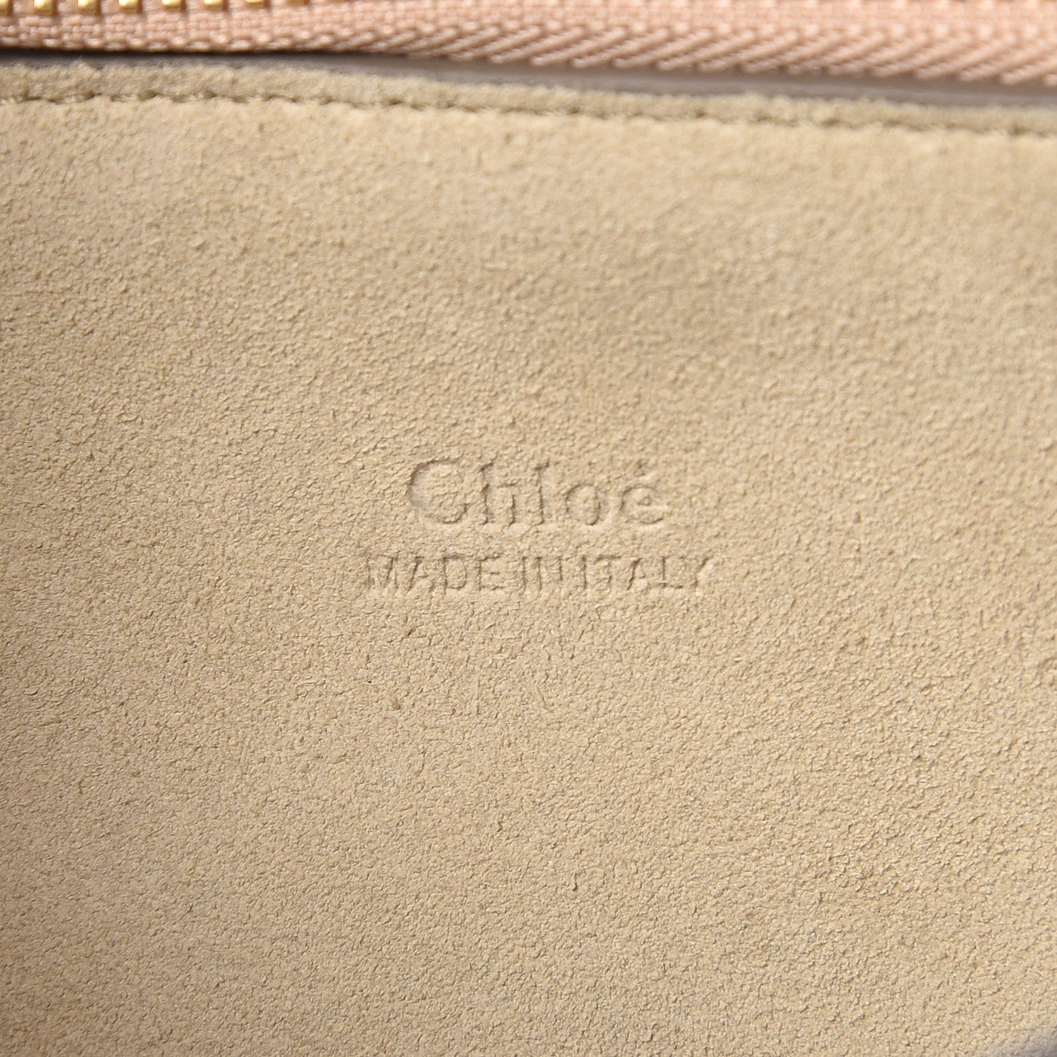Chloe Suede Calfskin Medium Faye Shoulder Bag Silver Blue 6 of 7