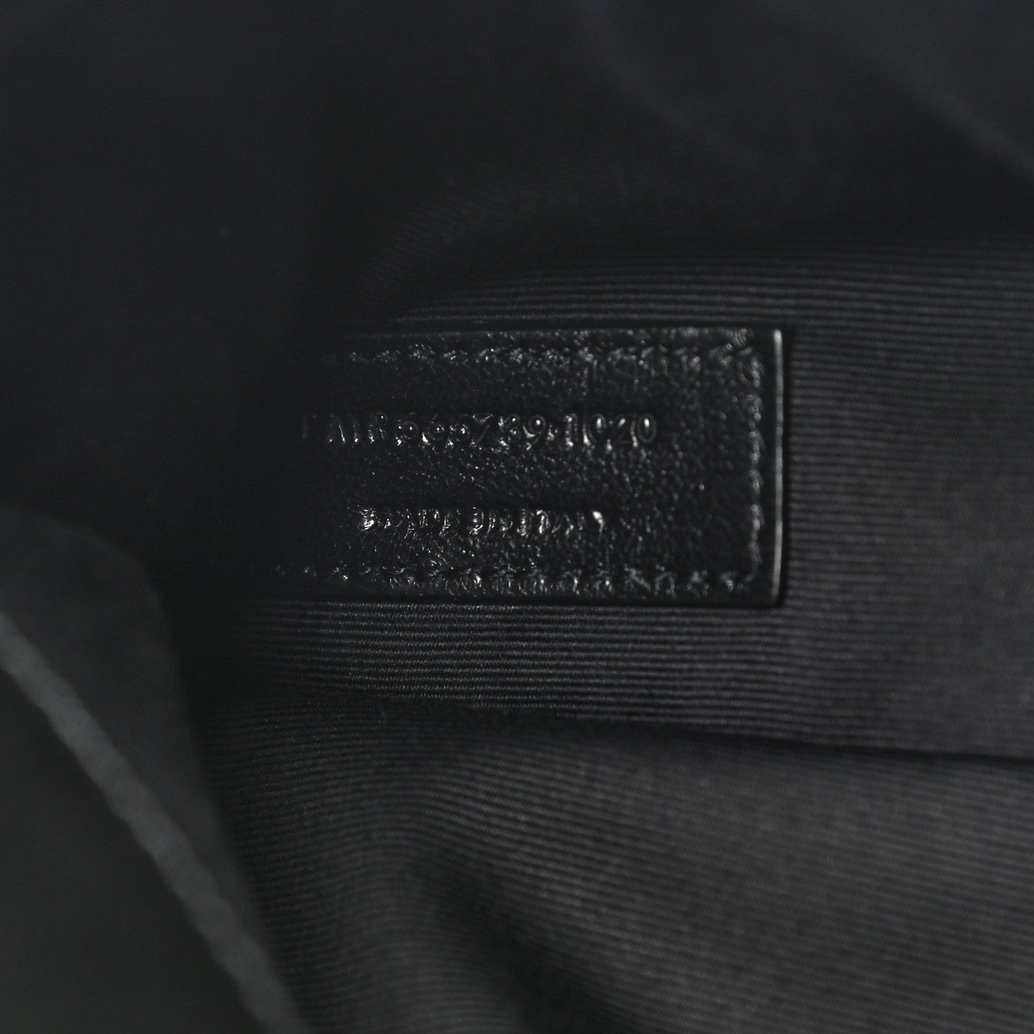 Saint Laurent Grain De Poudre Uptown Pouch Black 7 of 8