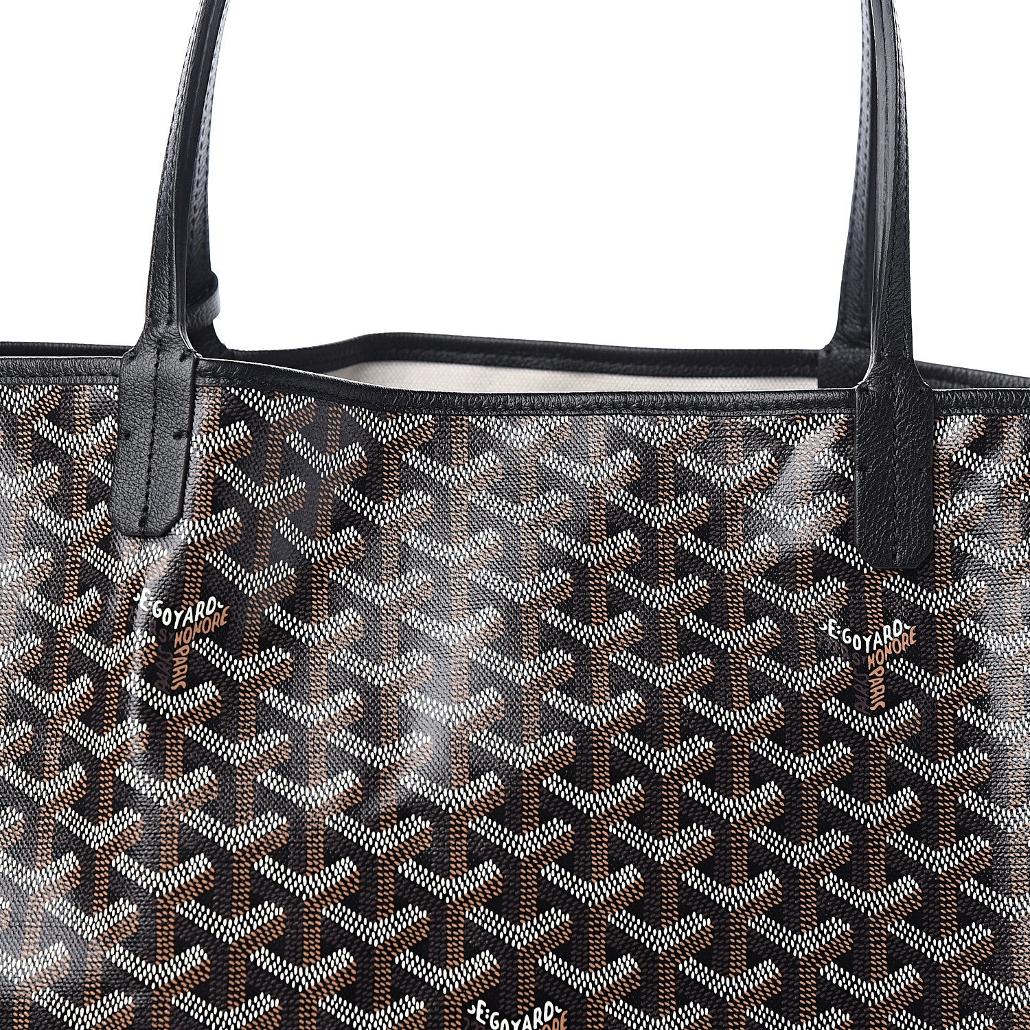 Goyard Goyardine Saint Louis GM Black 10 of 10