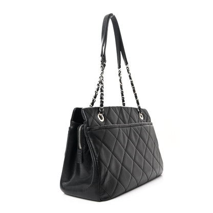 Chanel Caviar Quilted Timeless CC Soft Tote Black 3 of 13