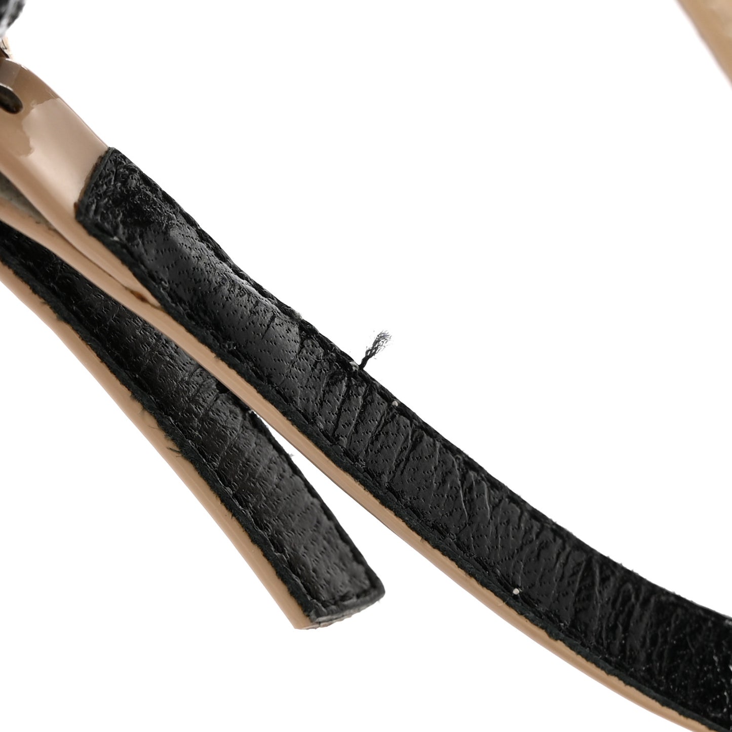 Calfskin Jane 110 Ankle Strap Sandals 36 Beige
