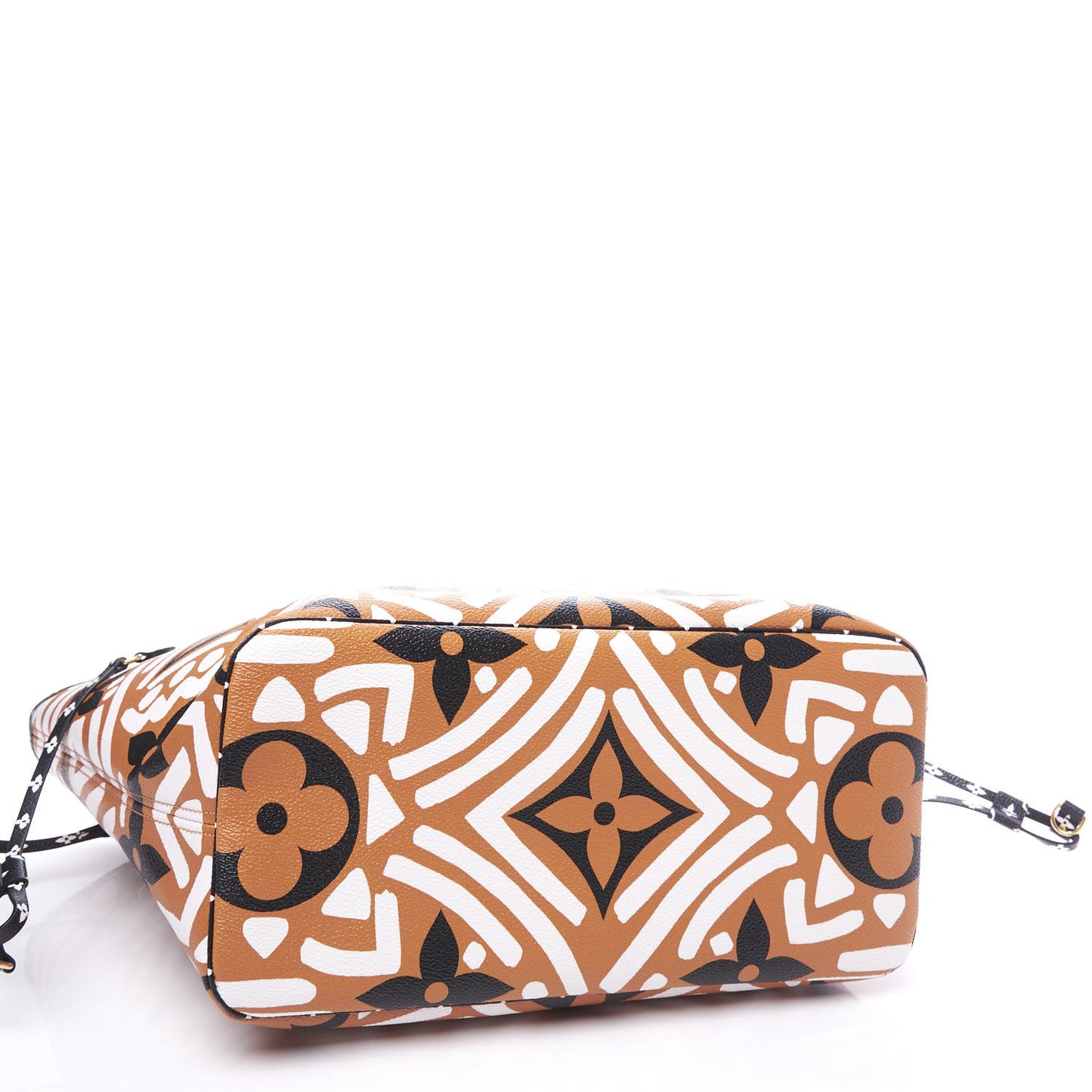 Monogram Giant Crafty Neverfull MM Creme Caramel