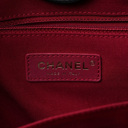 Chanel Calfskin Small Deauville Tote Black 7 of 13