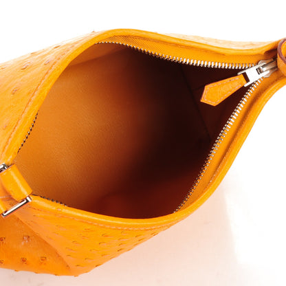 Hermes Ostrich Berlingot 23 PM Saffron 5 of 7