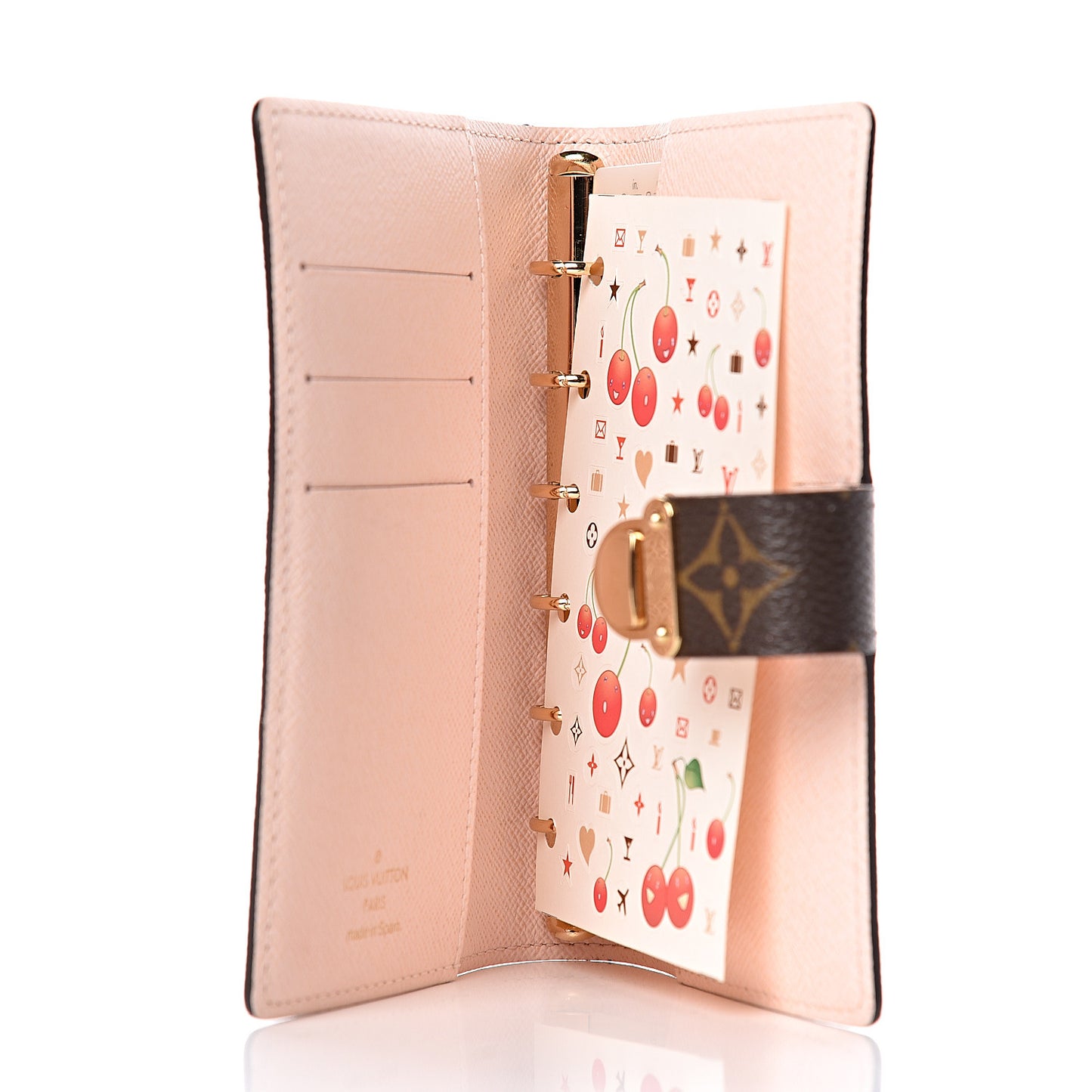 Monogram Koala Small Ring Agenda Cover Rose