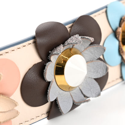 Fendi Vitello Dolce Flowerland Studded Strap You Camelia Moresco Multicolor 6 of 8