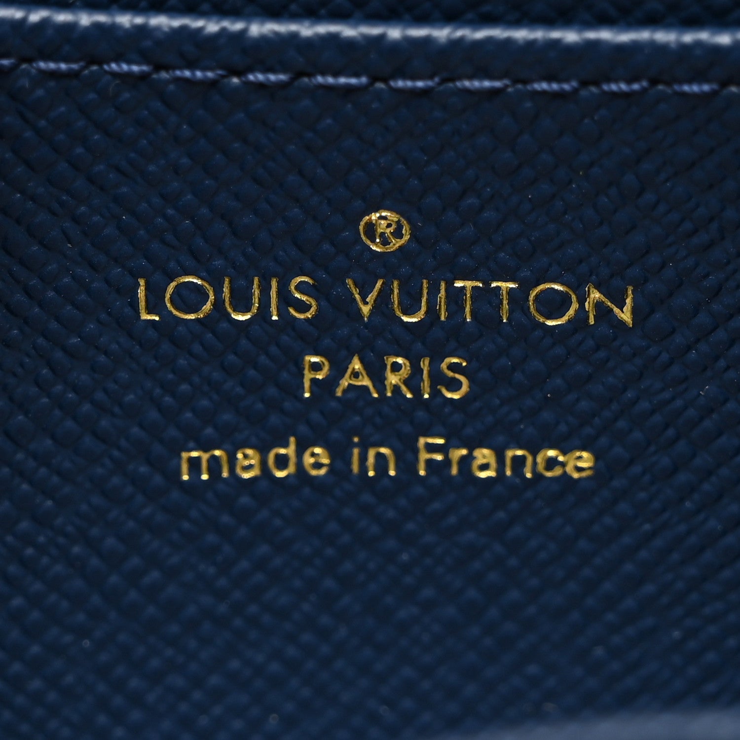 Louis Vuitton LOUIS VUITTON Denim Monogram Jacquard Zippy Coin Purse Bleu 6 of 6
