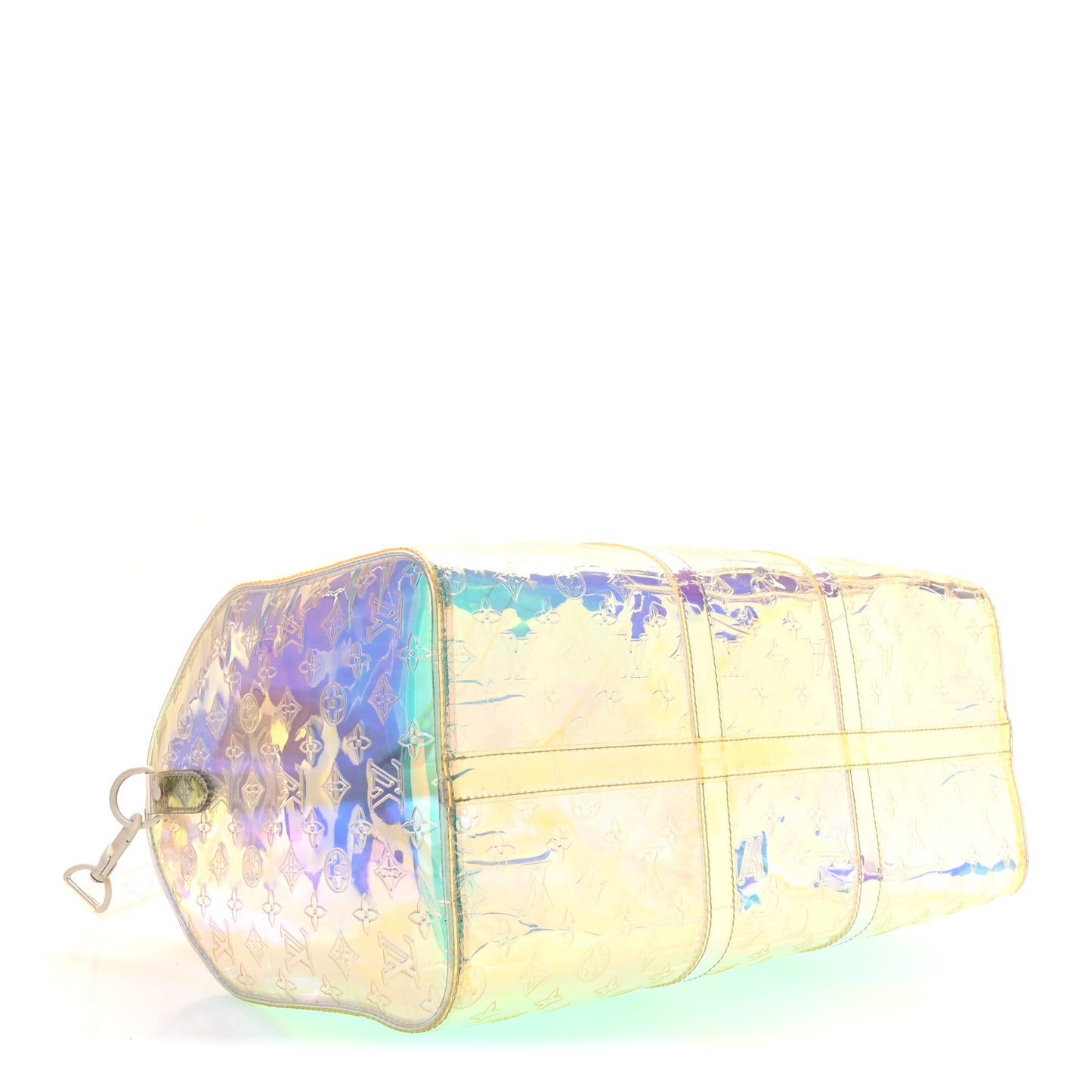 PVC Monogram Keepall Bandouliere 50 Iridescent Prism