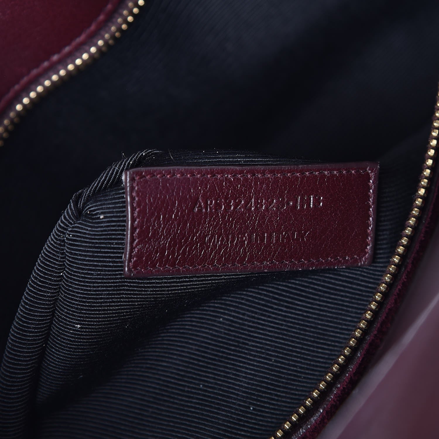 Saint Laurent Calfskin Small Sac De Jour Amarena 8 of 8