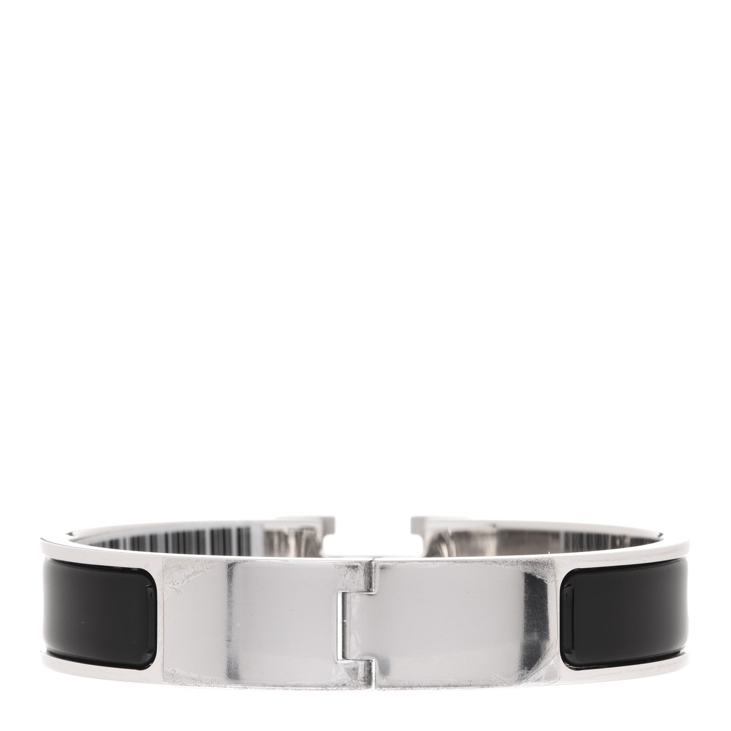 Hermes Enamel Narrow Clic Clac H Bracelet PM Black 6 of 17