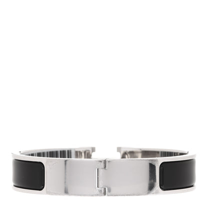 Hermes Enamel Narrow Clic Clac H Bracelet PM Black 6 of 17