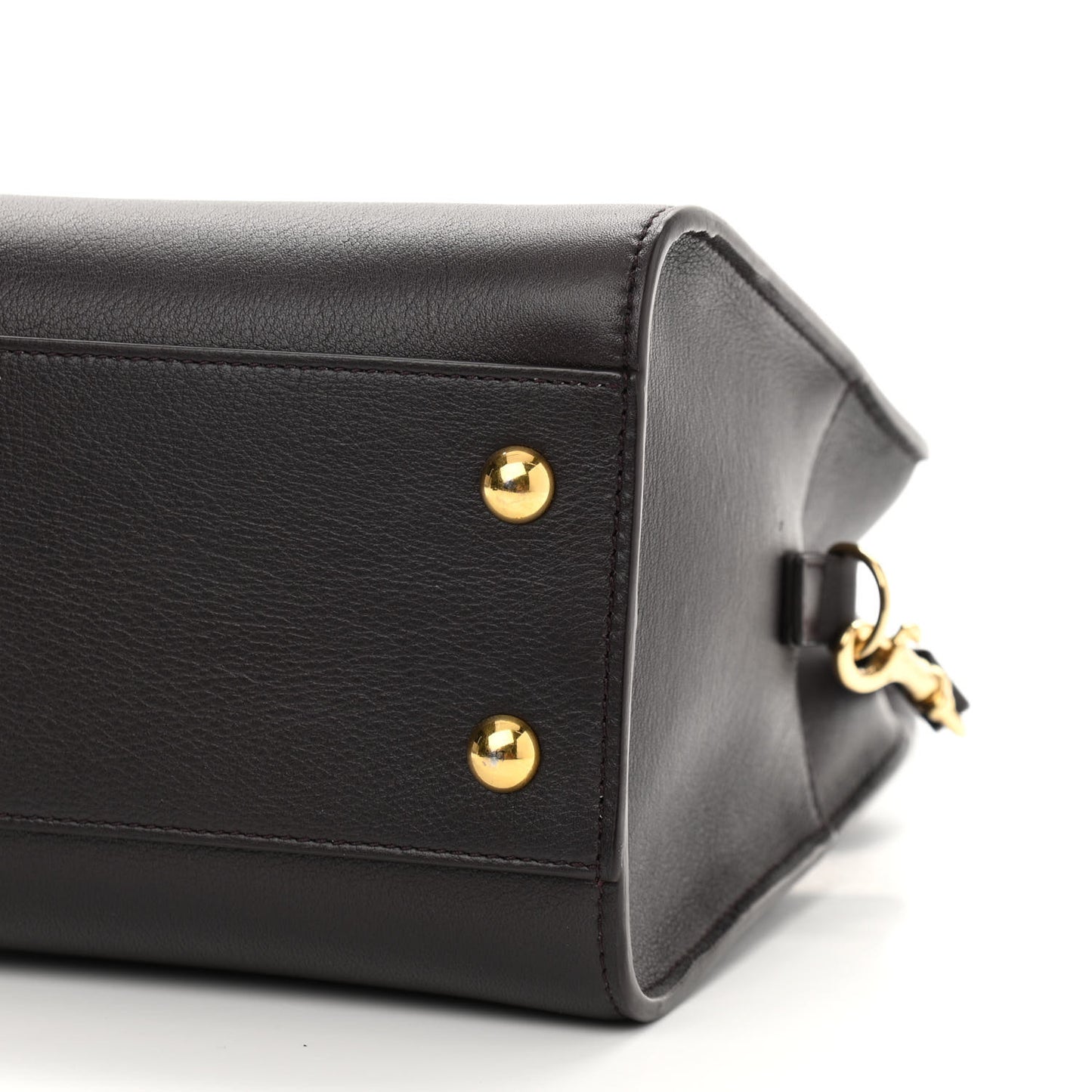 Calfskin Monogram Baby Cabas Brown