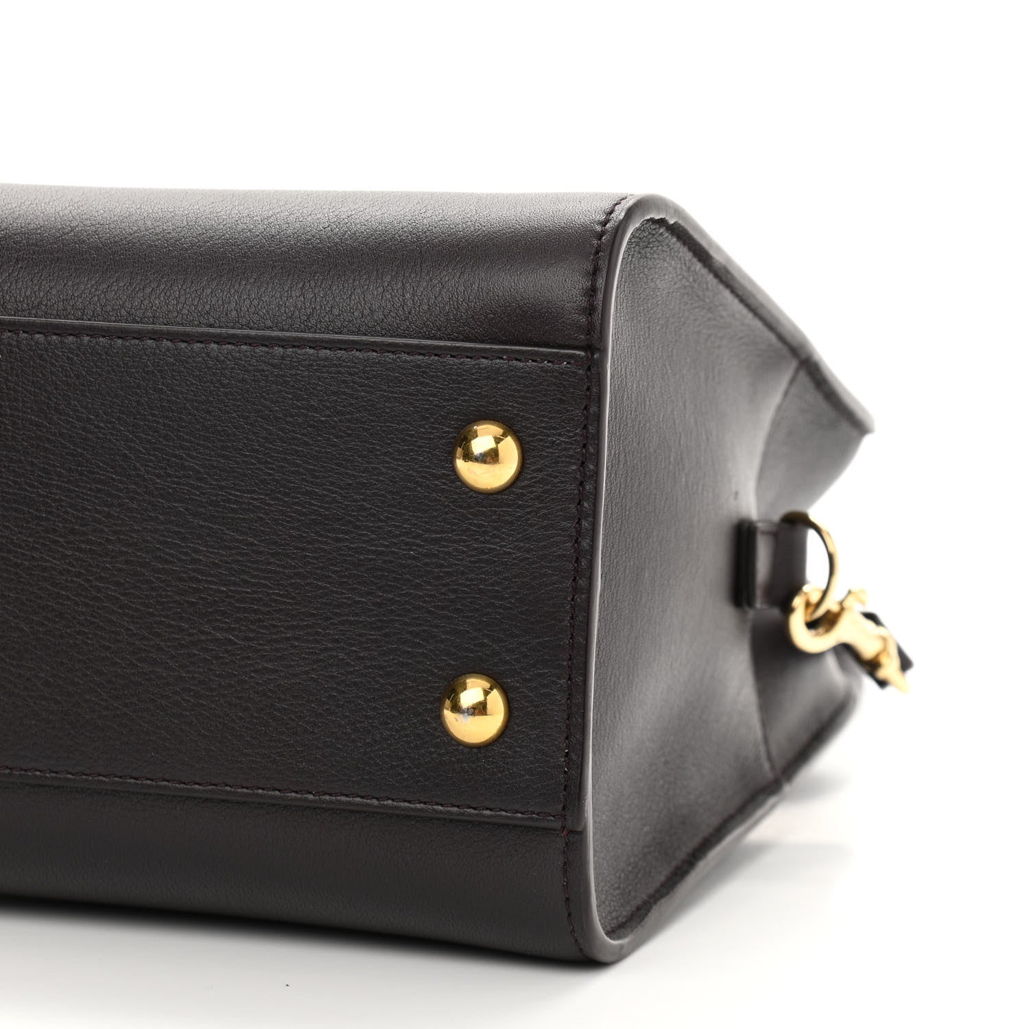 Saint Laurent Calfskin Monogram Baby Cabas Brown 10 of 10