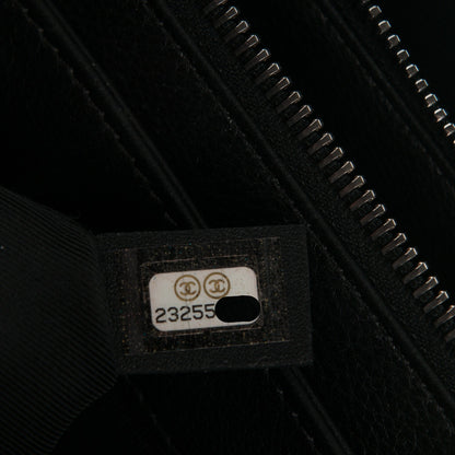Chanel Calfskin Quilted Frame In Chain Tote Black 7 of 9