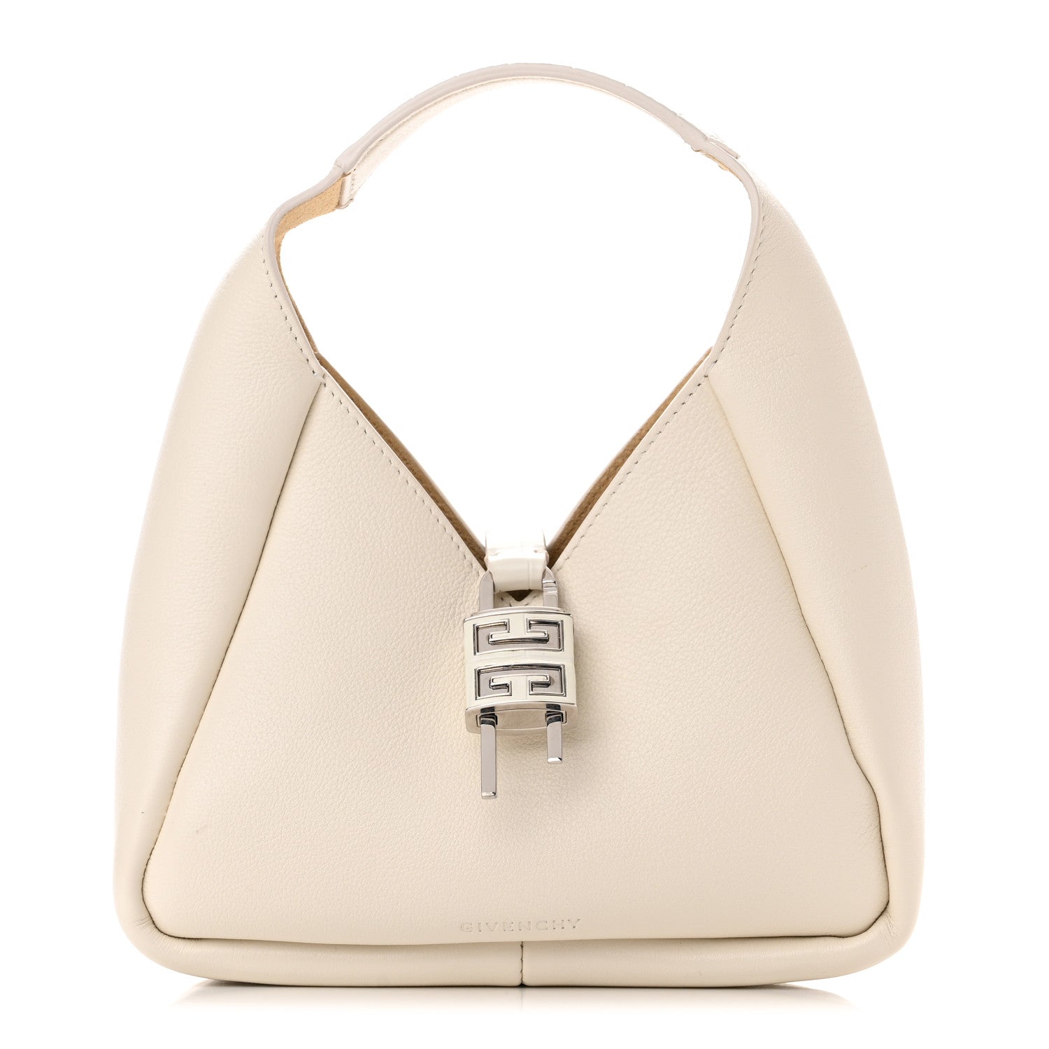 Givenchy Textured Calfskin Mini G Hobo Ivory 1 of 13