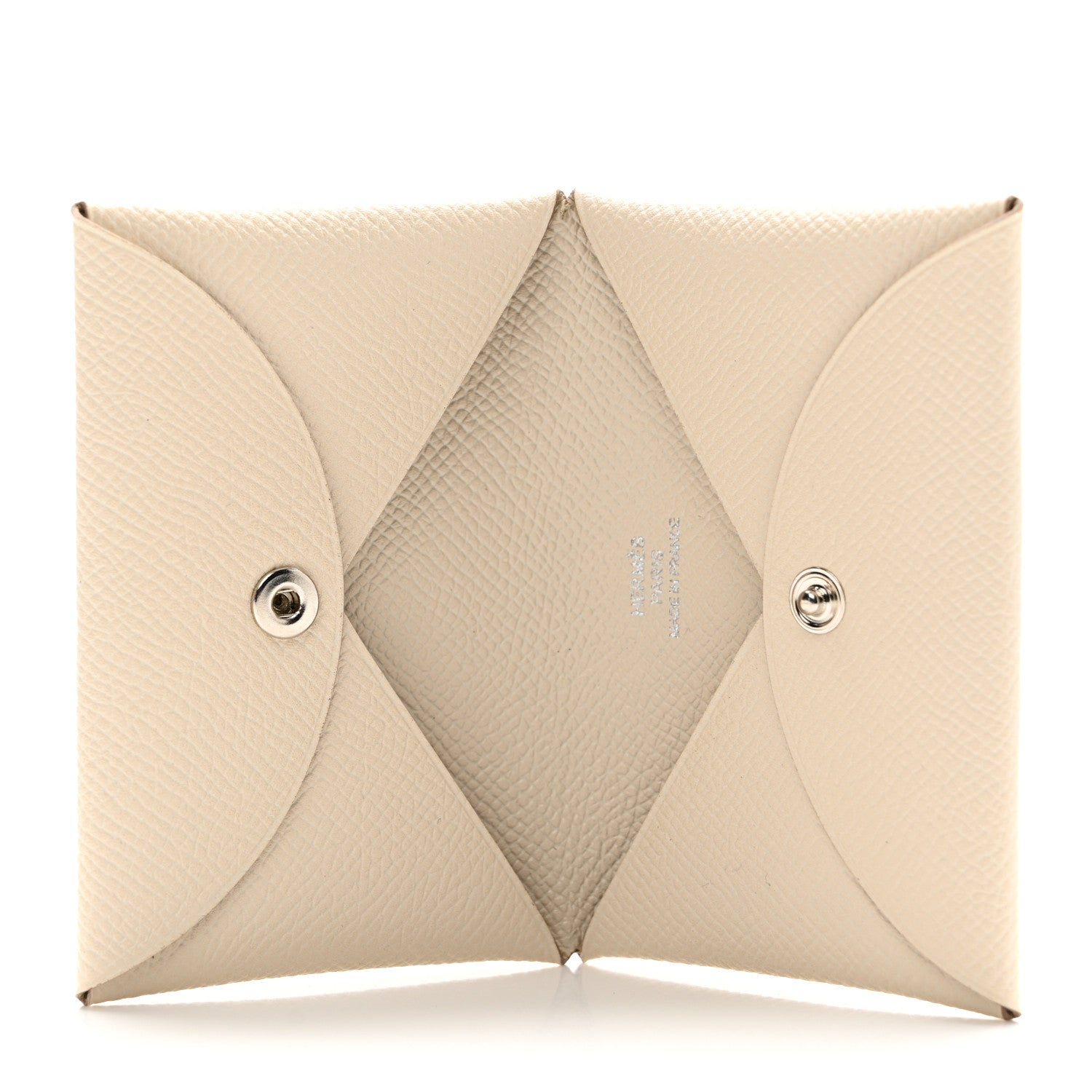 Hermes Epsom Calvi Card Case Beton 5 of 7