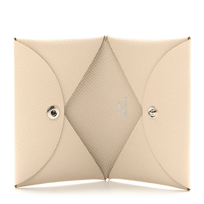 Hermes Epsom Calvi Card Case Beton 5 of 7