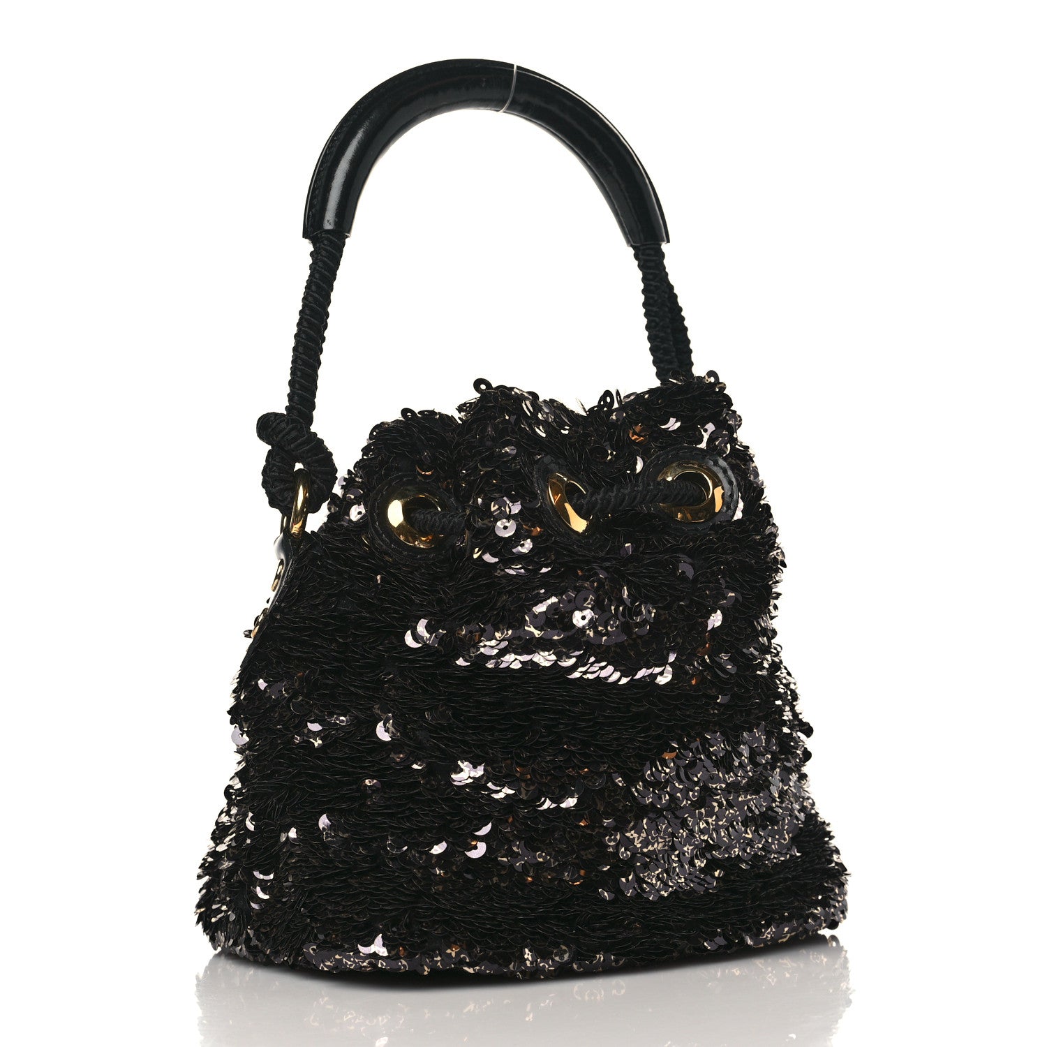 Louis Vuitton Sequin Mini Noe Rococo Gold 3 of 8