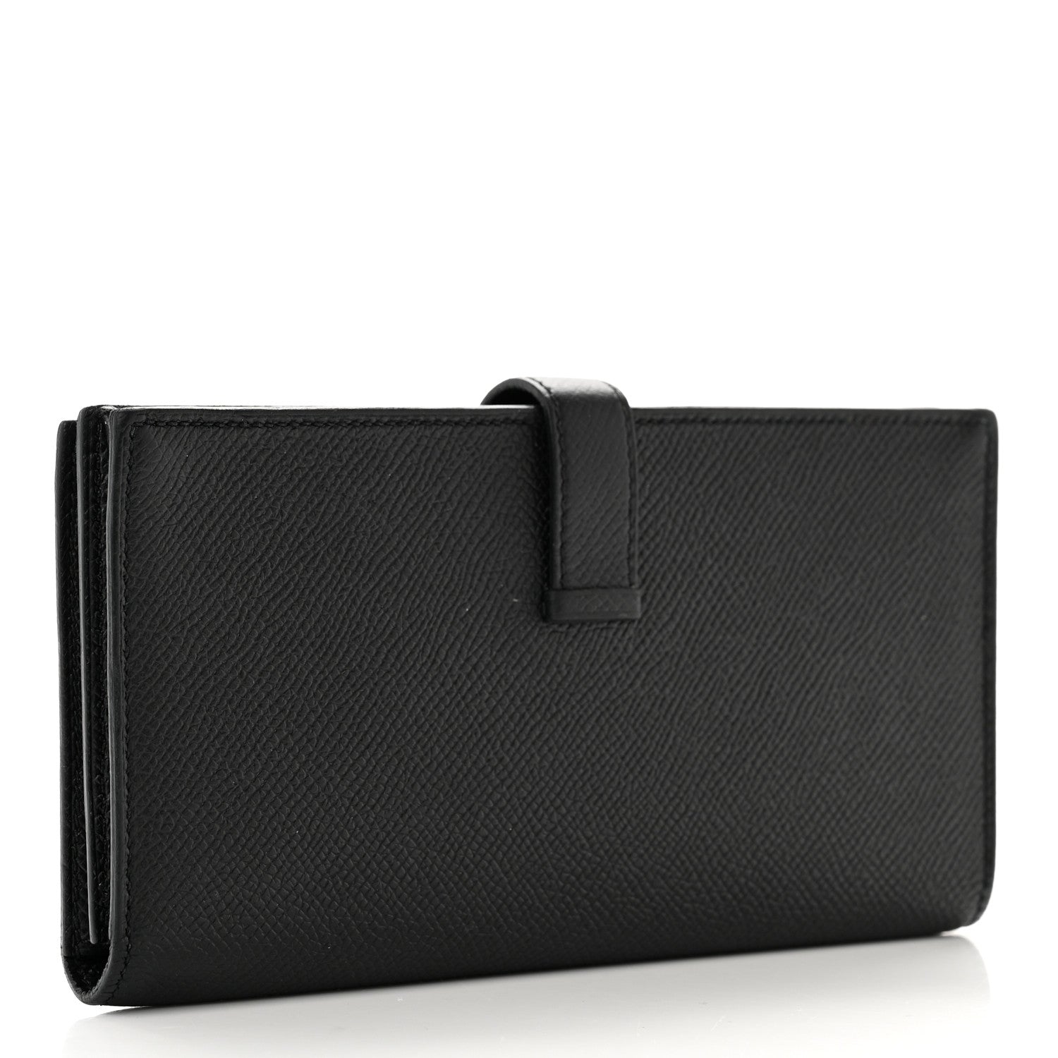 Hermes Epsom Bearn Gusset Wallet Black 3 of 9