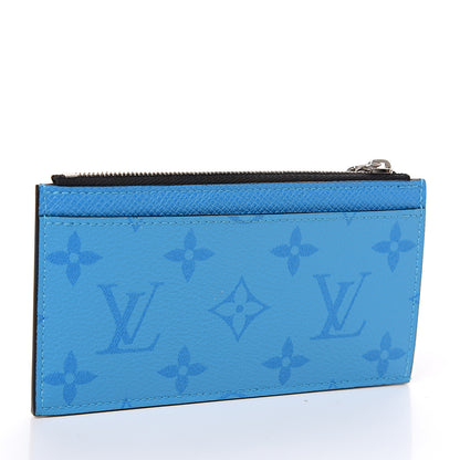 Louis Vuitton Taigarama Coin Card Holder Blue Lagoon 2 of 6