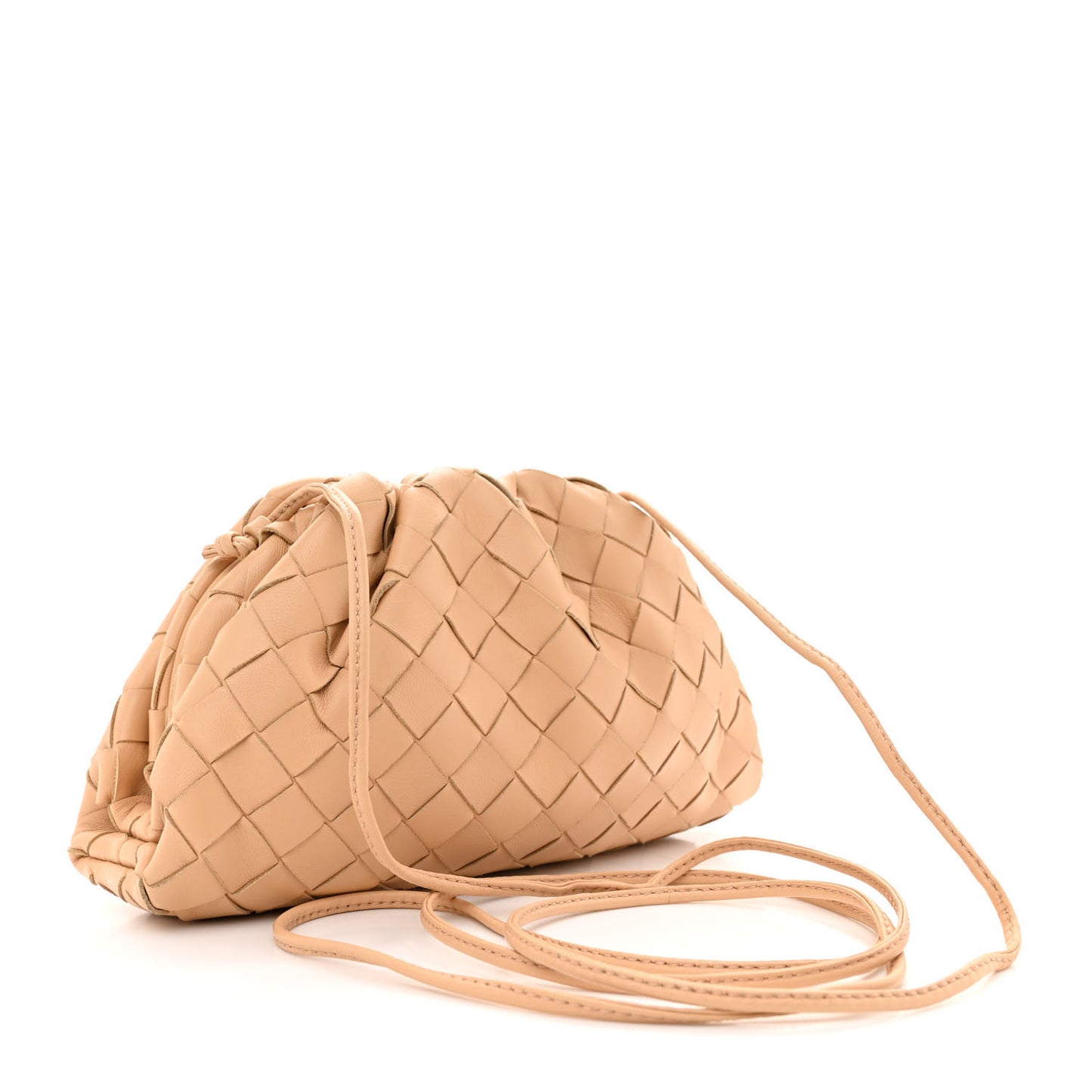 Nappa Intrecciato The Mini Pouch Almond