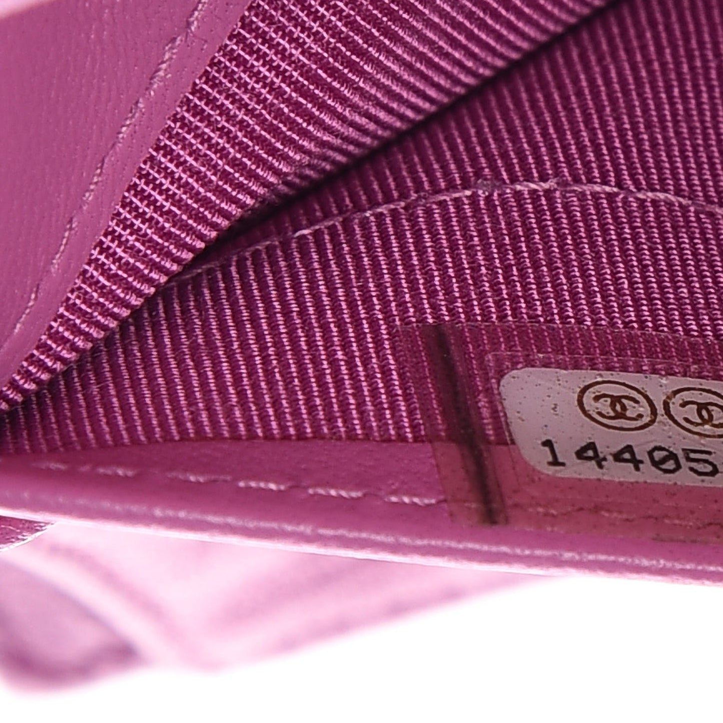 Lambskin Quilted Large Flap Wallet Violet