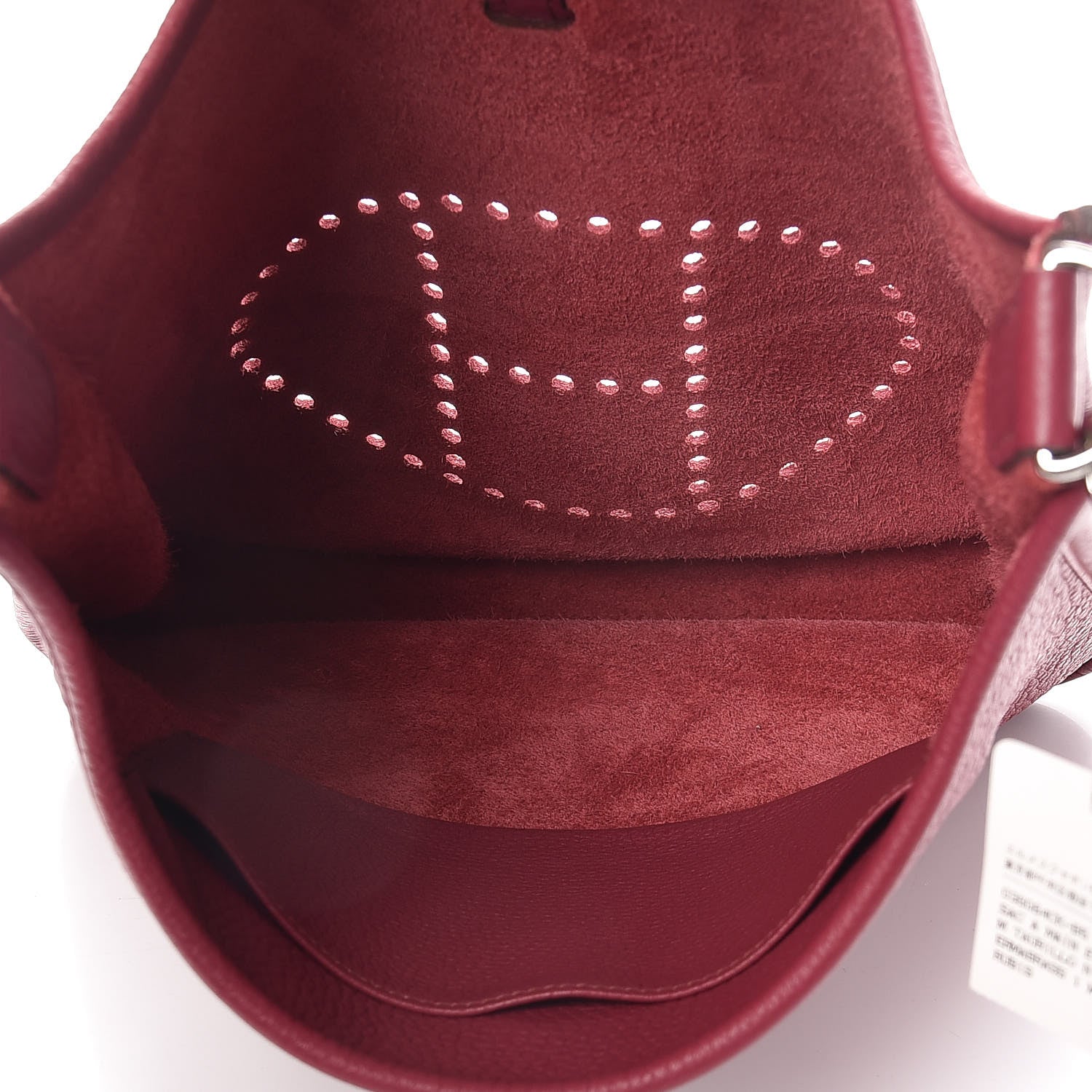 Hermes Taurillon Clemence Evelyne PM Rubis 5 of 11