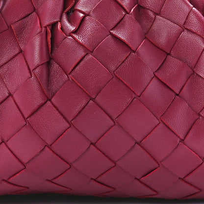 Bottega Veneta Nappa Intrecciato The Mini Pouch Amaranto 9 of 12