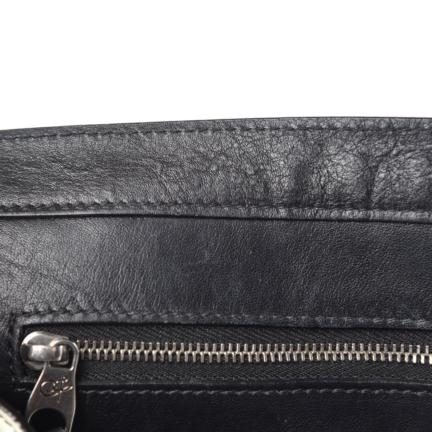 Calfskin PS1 Gotham Print Medium Satchel Fence Bike Ice