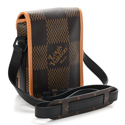 Louis Vuitton X NIGO Giant Damier Ebene Monogram Nano Amazone Messenger 3 of 9