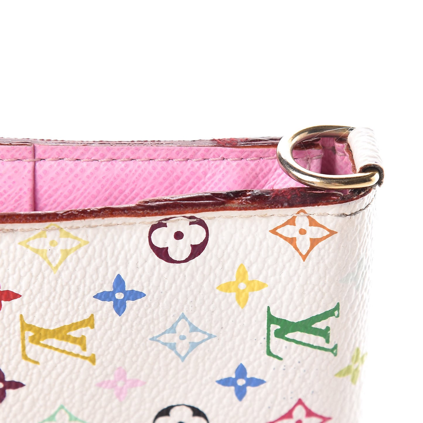 Monogram Multicolor Insolite Wallet White Litchi