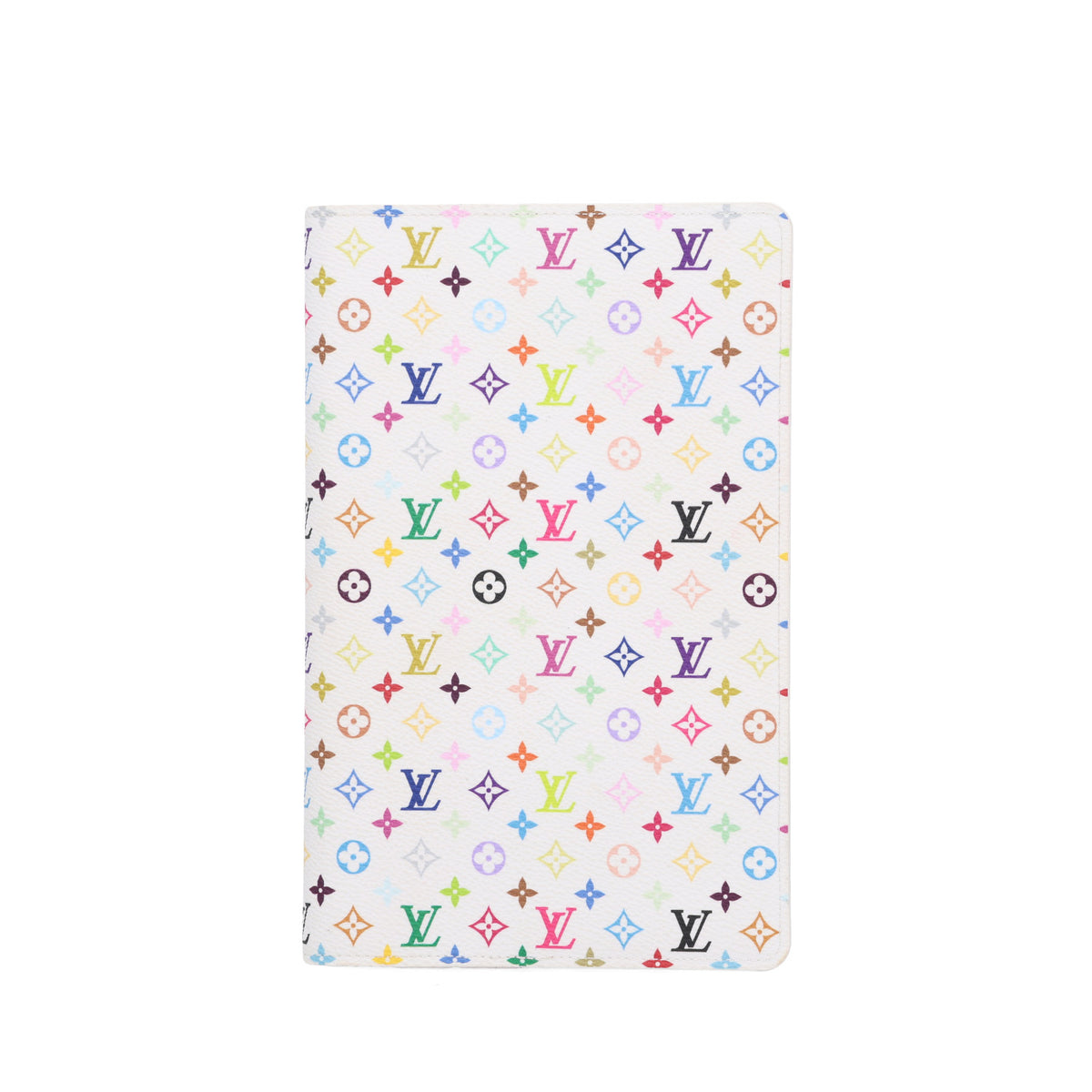 Louis Vuitton LV X TM Monogram Multicolor Emily Notebook Cover MM White 1 of 6