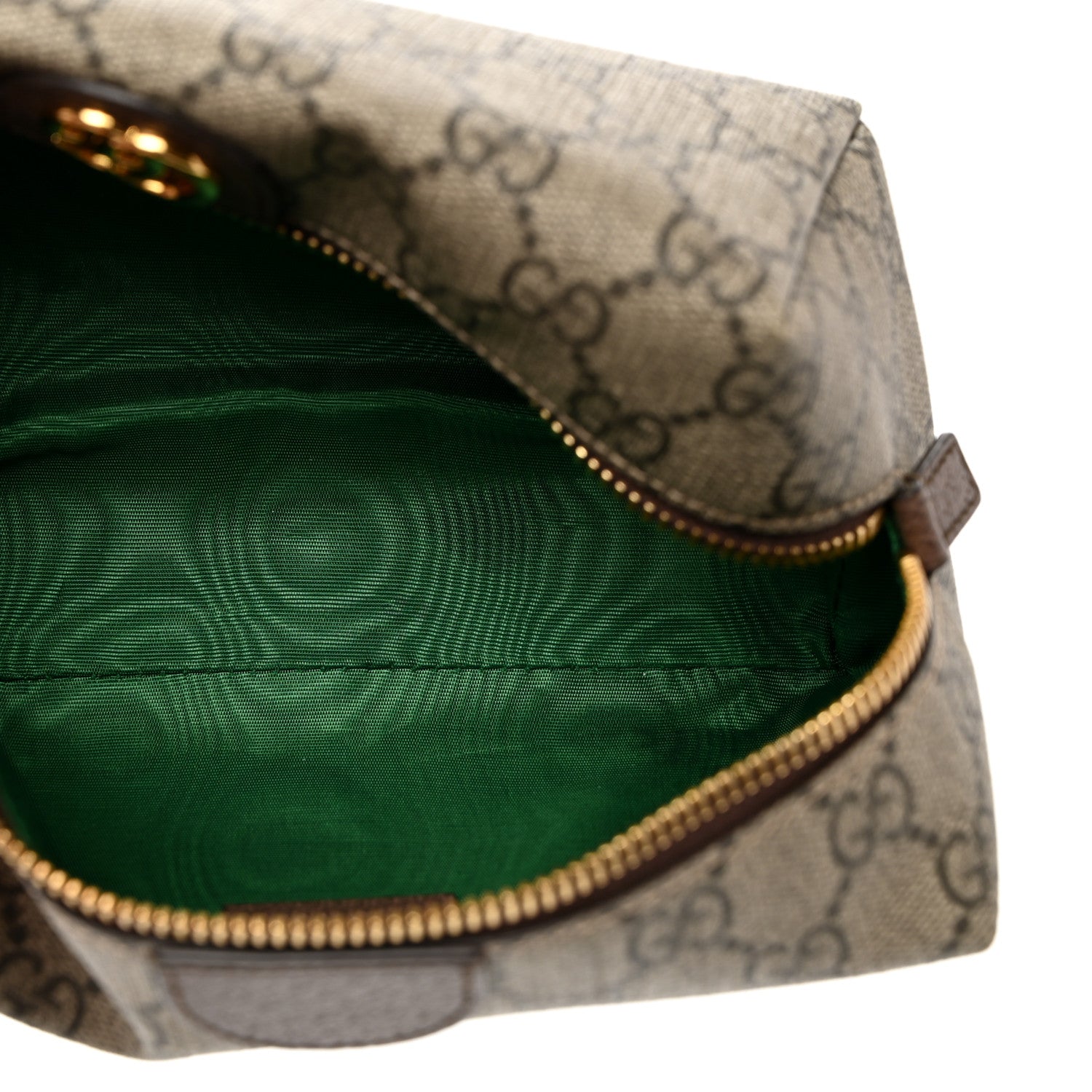Gucci Soft GG Supreme Monogram Calfskin Medium Ophidia Cosmetic Case Beige Ebony New Acero 6 of 10