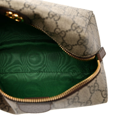 Gucci Soft GG Supreme Monogram Calfskin Medium Ophidia Cosmetic Case Beige Ebony New Acero 6 of 10